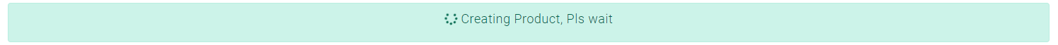 creating product notification while pushing product to shopify