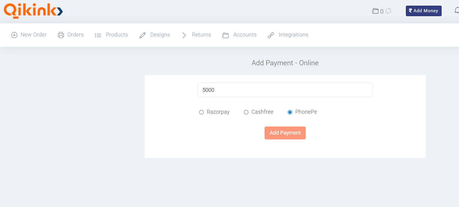 Add Payment