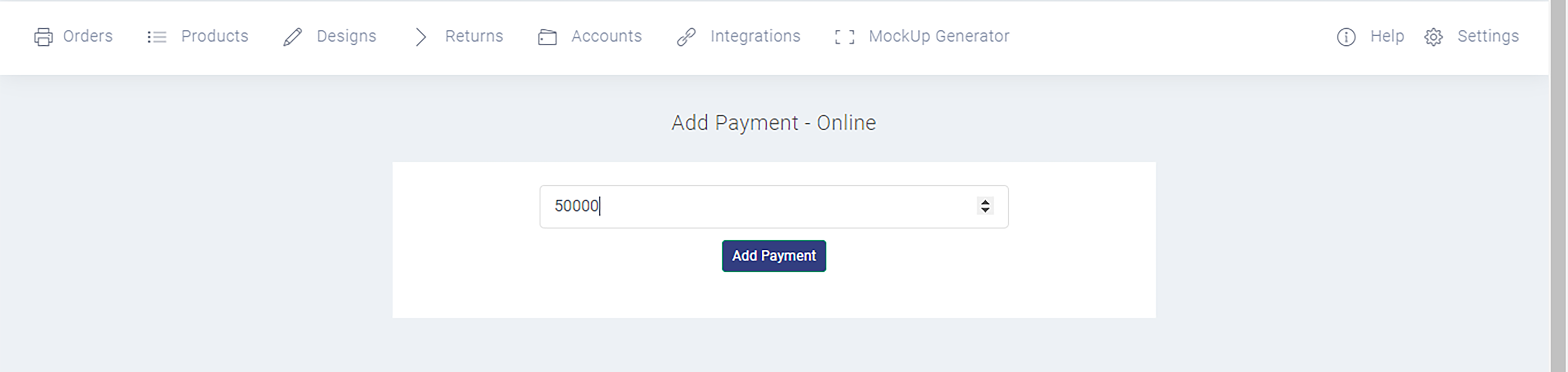 add payment option from qikink dashboard